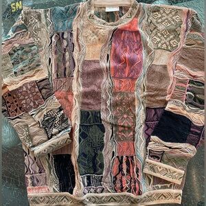 Coogi Men’s Blush Colorblock Sweater - Size XLT